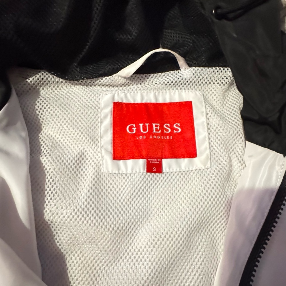 Guess Black, White, and Red Logo Windbreaker - Picture 8 of 8